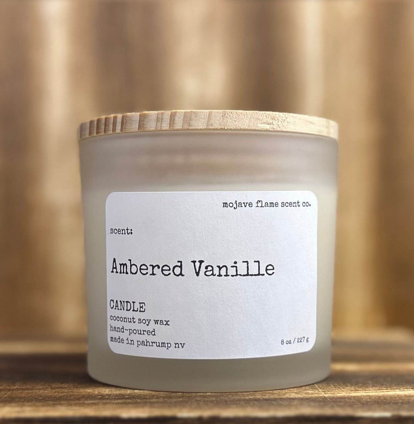Ambered Vanille Candle 8oz