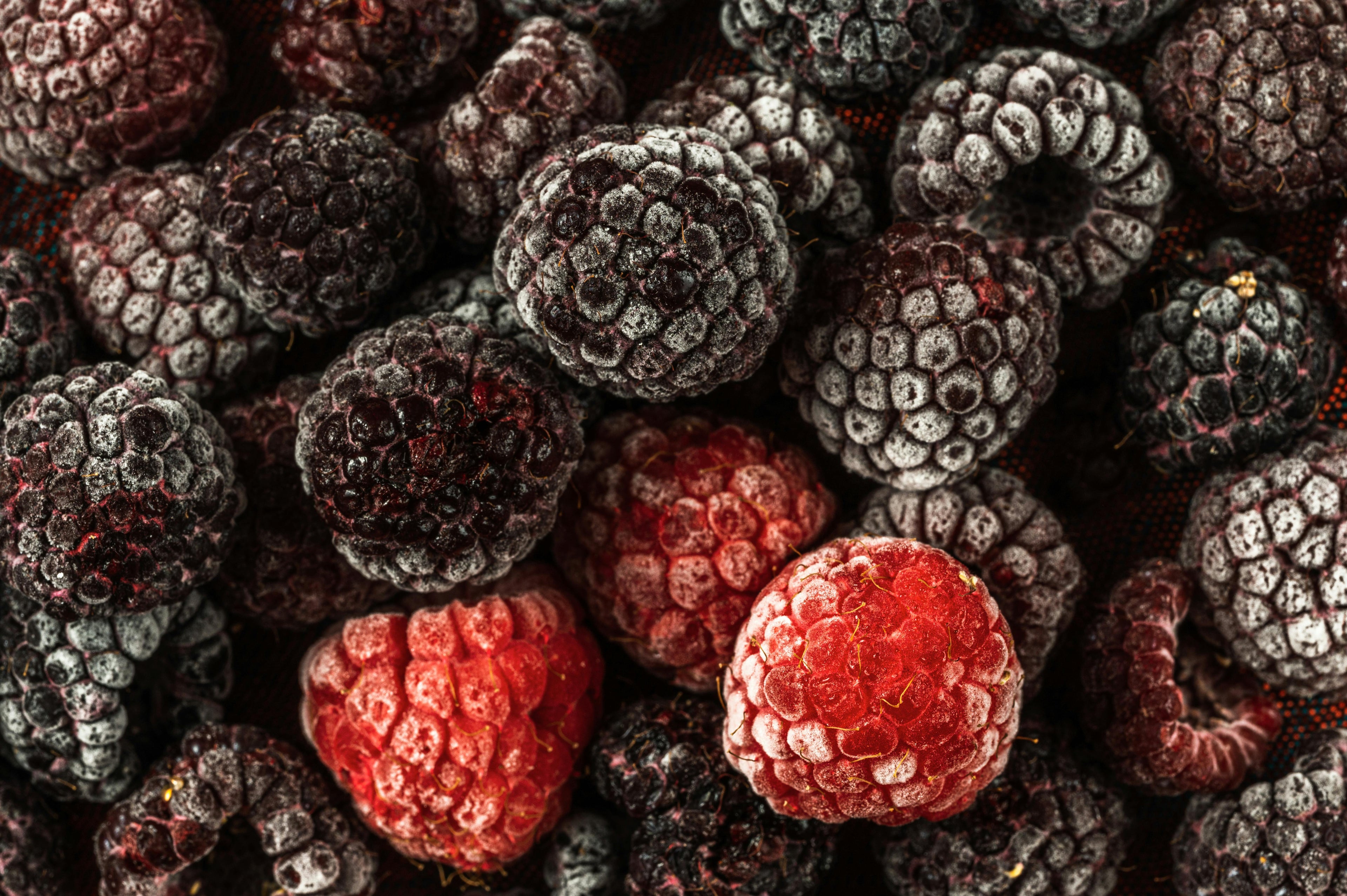 Photo by Jana Ohajdova: https://www.pexels.com/photo/frozen-raspberries-in-close-up-photography-9874978/